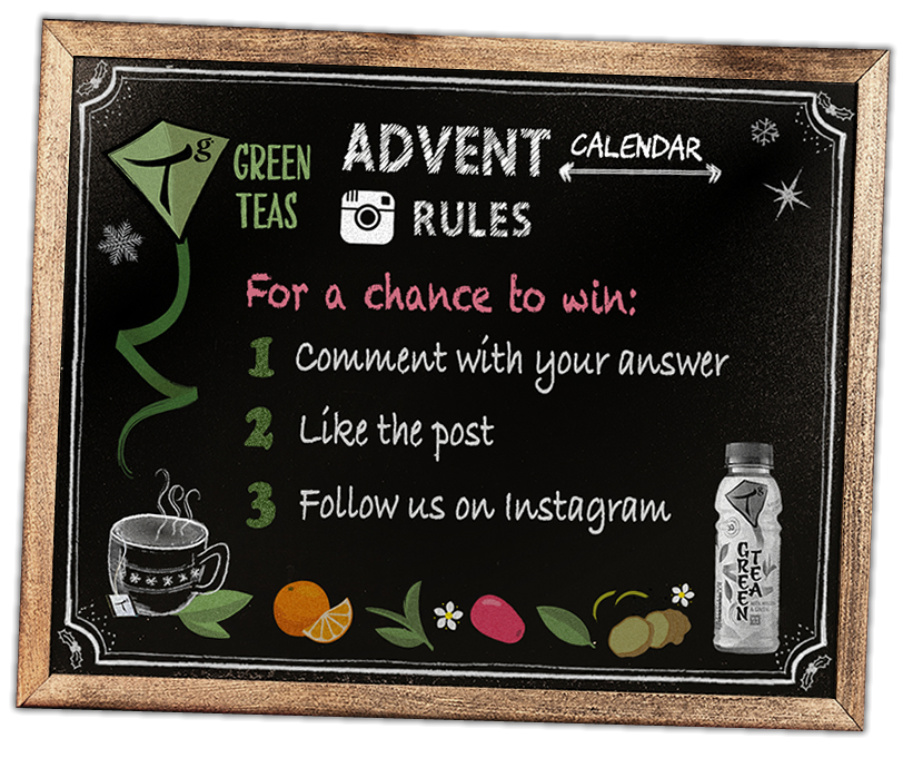 Tg Green Tea Advent Calendar competition on Instagram