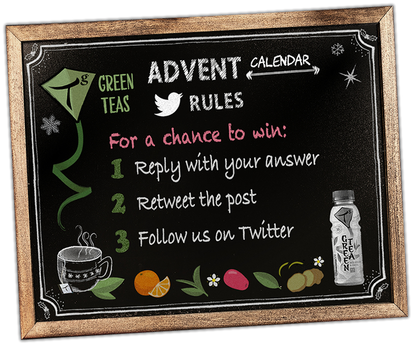 Tg Green Tea Advent Calendar competition on Twitter