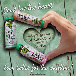 Tg Green Teas is good for the heart and even better for the waistline!