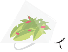 Tg hot tea bags contain only fresh green tea, no dust!